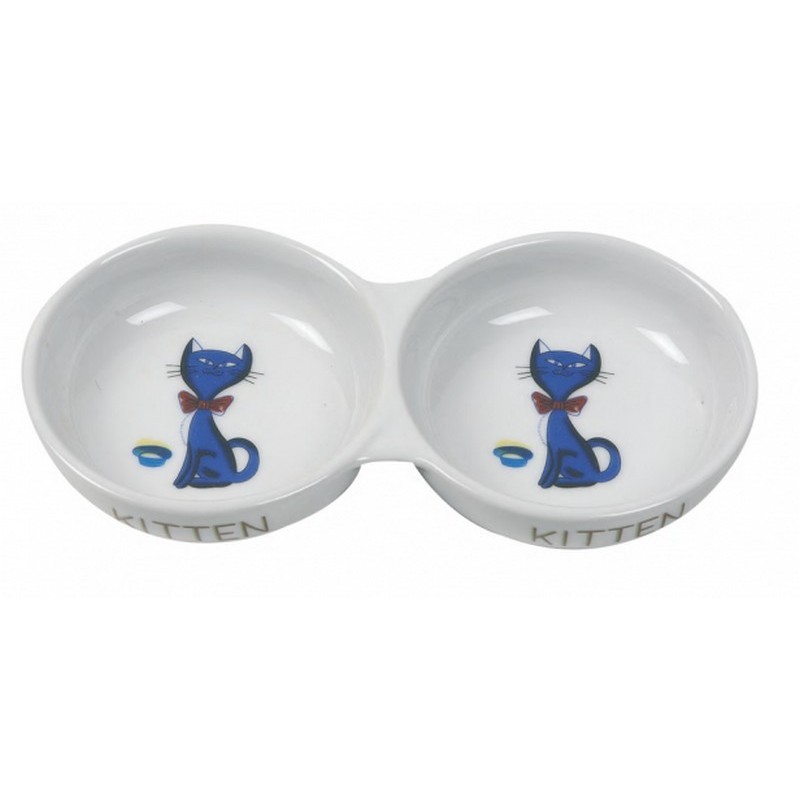 Gamelle Ceramique Double Pour Chat