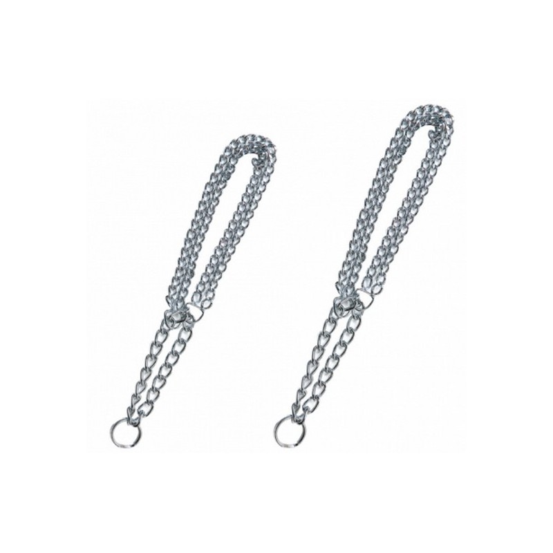 Chaîne de cou 2 mm glisse 2 rangs Chaîne de cou 2 mm glisse 2 rangs
