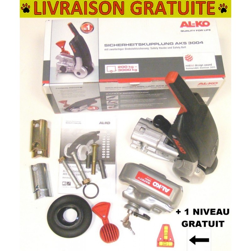 Stabilisateur ALKO AKS3004 avec antivol et niveau GRATUIT Stabilisateur ALKO AKS3004 avec antivol et niveau GRATUIT
