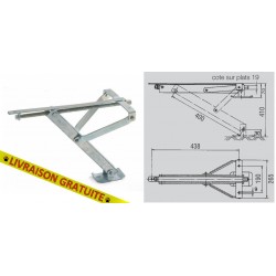 Vérin stabilisateur ALKO à vis caravane