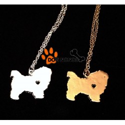 Pendentif bichon maltais