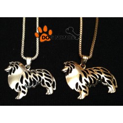 Pendentif 3D Chien Shetland - Berger des Shetland