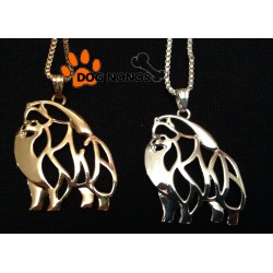 Pendentif 3D Chien Spitz nain - Loulou de Poméranie