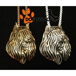 Pendentif 3D Chien Bouvier des Flandres