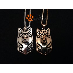 Pendentif 3D Chien Malamute