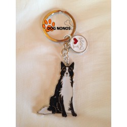 Porte clef Chien Border Collie