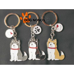 Porte clef Chien Husky Siberian