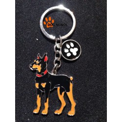 Porte clef Chien Doberman