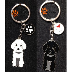 Porte clef Chien Caniche