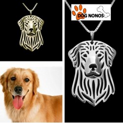 Pendentif 3D Golden retriever