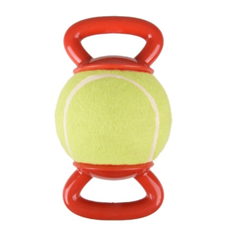 Balle de tennis avec 2 poignées rouge FLAMINGO