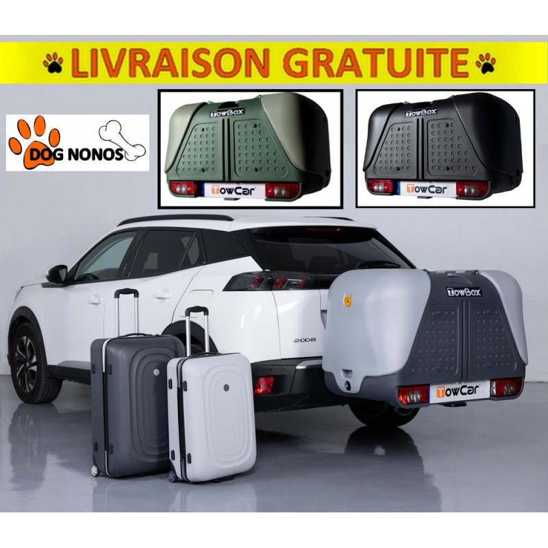 TowBox V3 - Coffre d'attelage/porte-bagages TowBox